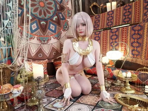 [Cosplay] Feather_rr 前羽_rr – Mashu Kyrielight Dancer