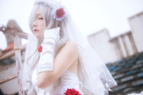 [Cosplay] Alannis 五更百鬼 – Wedding Dress 婚纱