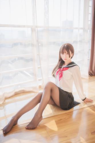 [Cosplay] 白金Saki 半透明水手服