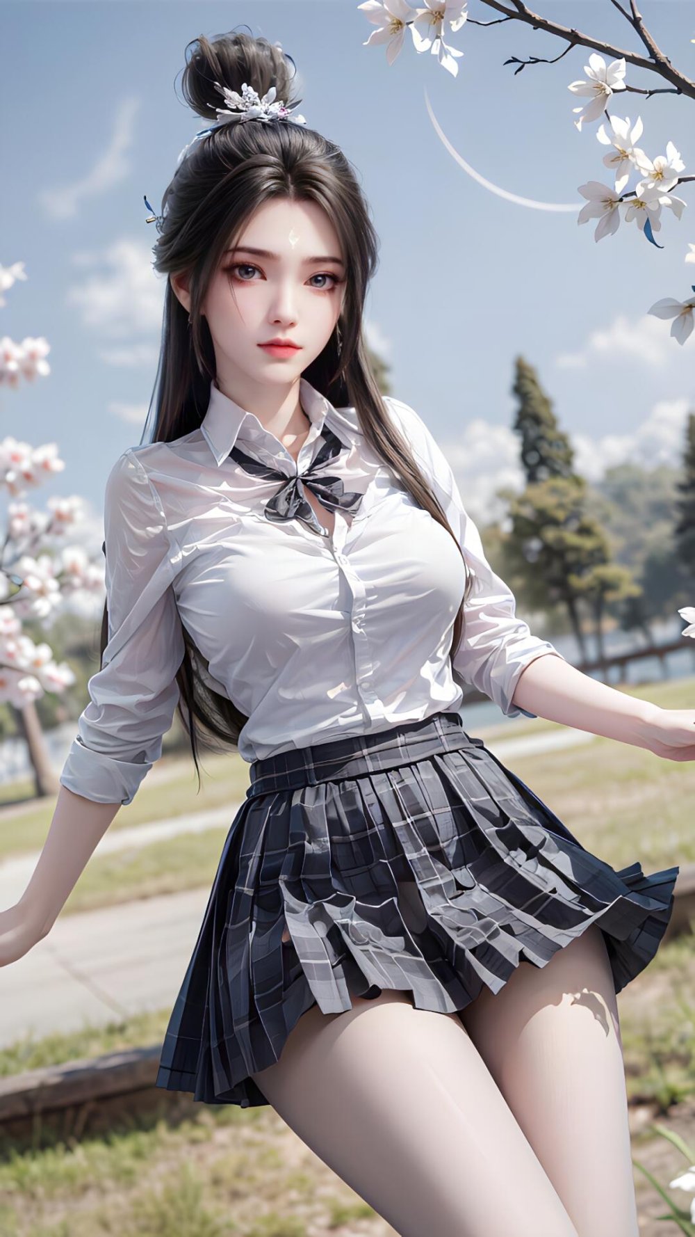 如一朵盛開的百合花，氣質優雅[22P]