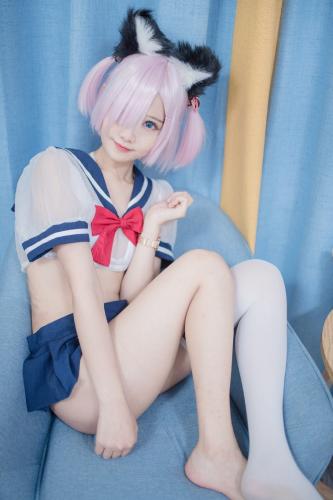 [Cosplay] Shine 羽天 – Cat ears JK 猫耳JK