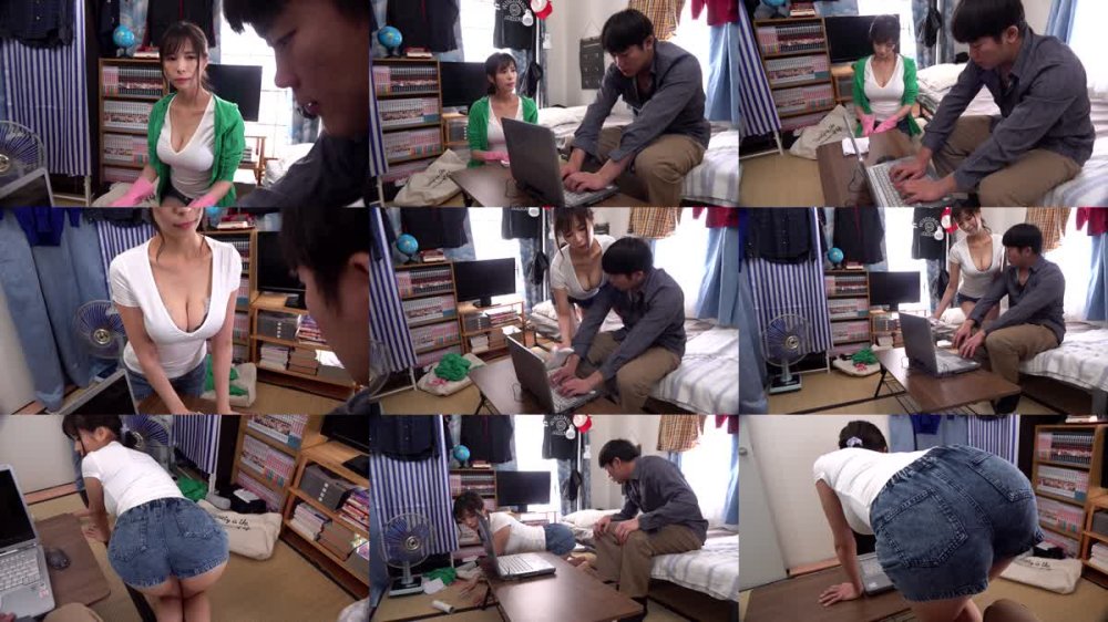 +++ [FHD] SCPX-523 おばさん家政婦がワザと胸の谷間を見せつける時は絶対ヤレるに違いない！！