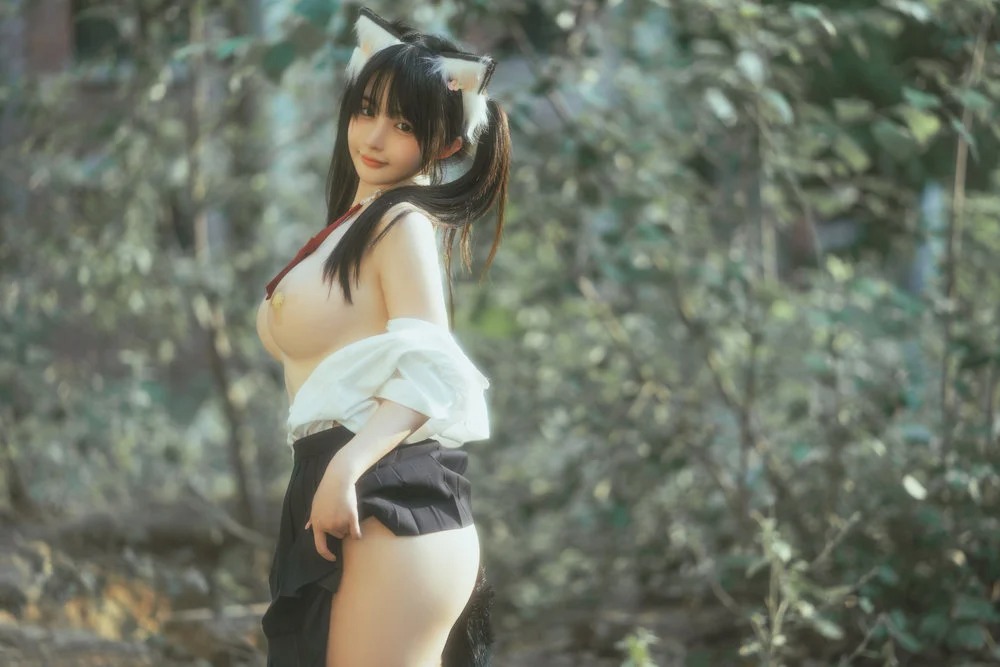學生裝扮的美女 [30P]