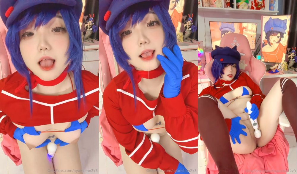⚫️ 娃娃臉，肉感福利姬【Nyanchan】新年作，淫紋肛塞，自慰潮噴，旗袍啪啪，臉穴同框[MP4/1370MB]