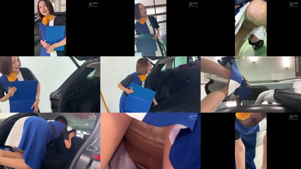 +++ [FHD] STSK-169 高級車販売店 美人ディーラー 生パンスト狩り 試乗車のトランクルームにて就寝2