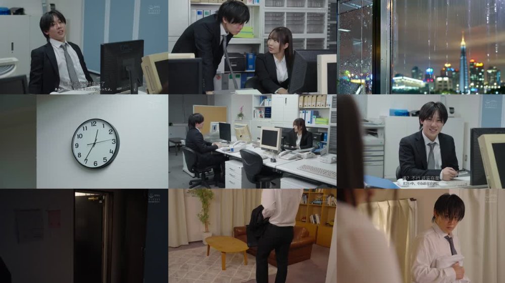 +++ [FHDC] EBWH-212 残業中に大雨で帰れなくなり世話焼きな同僚宅に泊まることに… 濡れた美巨乳と無防備なパジャマ姿に興奮した僕は嫁がいるのに朝まで何度も不倫中出し 莉々はるか