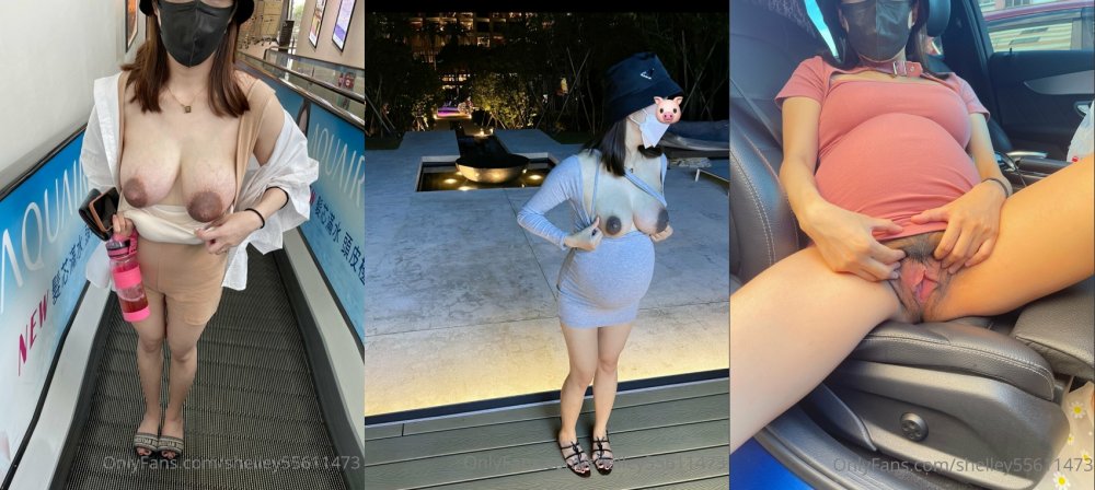 40萬粉欲求不滿孕婦【shelley55611473】無浮浮浮產期依舊無套性愛露出，各種擠奶自慰啪啪紀實