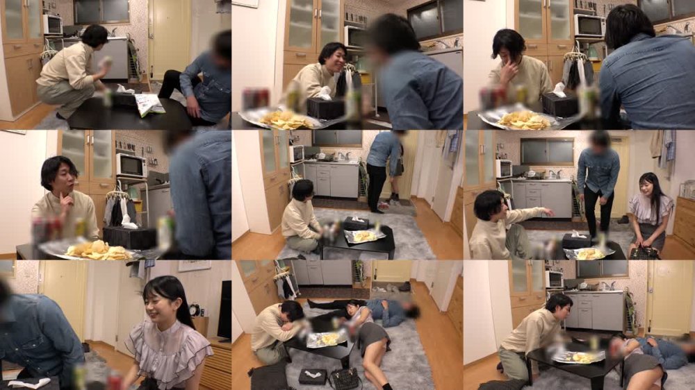 +++ [FHD] DOCD-060 「こんなに濡らしたら…起きてるのバレちゃう…」 潰れた彼氏のすぐ横で身体を好き放題弄ばれても拒めず寝たふりしたままアソコをトロットロにする気弱な友達の彼女。