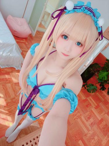 [Cosplay] 霜月shimo – NO.018 英梨梨睡衣 [17P-189MB]