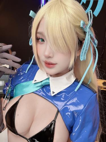 [Cosplay] Puy Puy 濑明日奈 Asuna Police