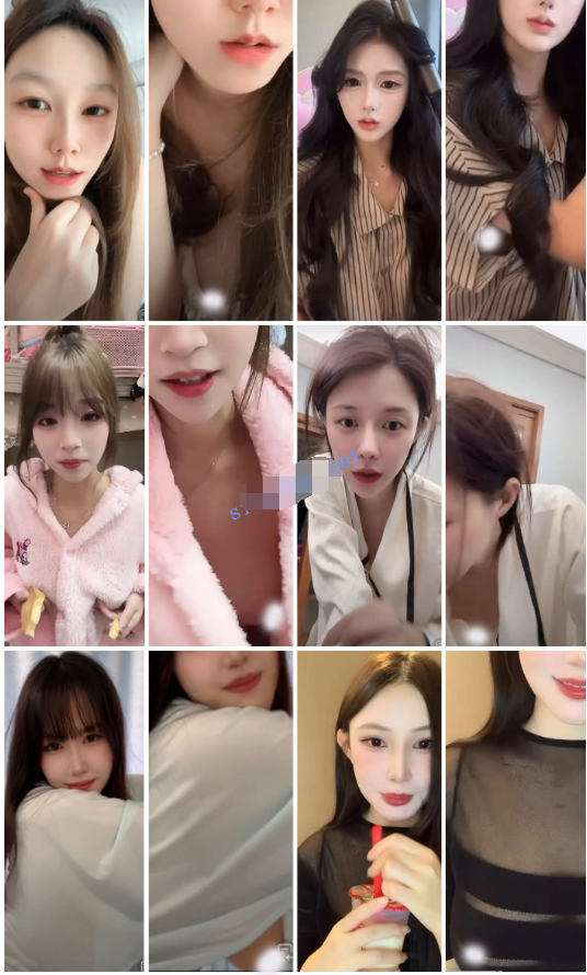 抖音閃現 顏值主播各顯神通 擦邊 閃現走光 超多美女合集25.6.1