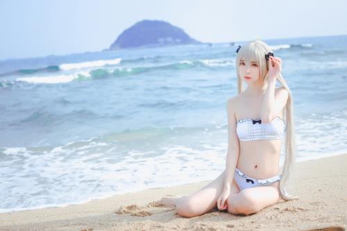 [Cosplay] Fengmaoss 疯猫ss – Sora by the Sea 穹妹海边