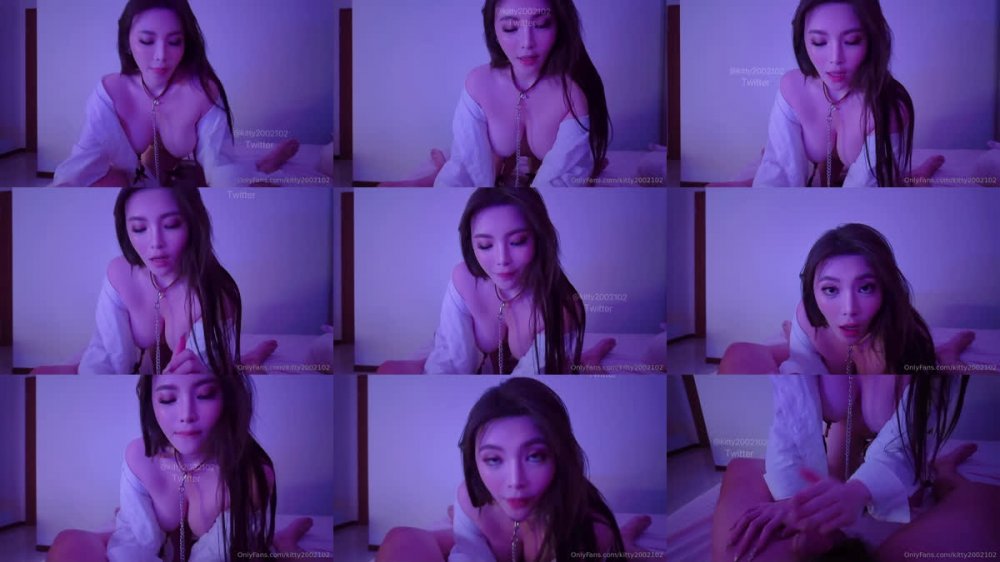 ✨ 推特60W粉絲網黃潮妹，臺灣美乳肥臀高顏反差母狗「kitty」露臉OF性愛私拍，最近學狗叫，他說很