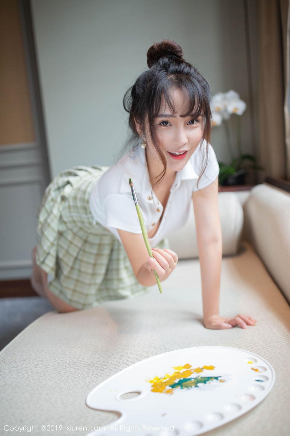 陶喜樂lele性感學生裝下凹凸曼妙身姿[23P]