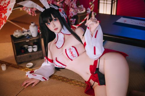 [Cosplay] 日奈娇 碧蓝航线 大山 兔女郎 [46P-376MB]