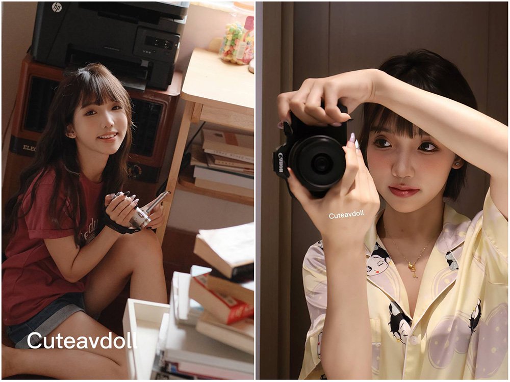 當年靠一張清純的照片很火爆的【廣深蝦醬】Cuteavdoll萌妹子，竟下海給尤物圈拍片了，天然純真的娃娃臉，演技可以[MP4/652MB]