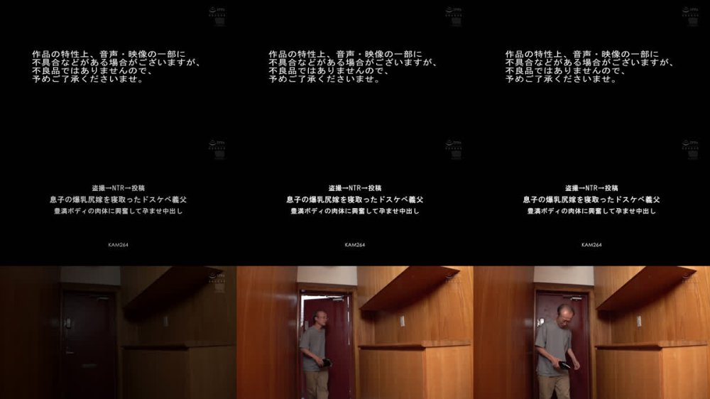 +++ [FHD] KAM-264 盗撮→NTR→投稿 息子の爆乳尻嫁を寝取ったドスケベ義父 豊満ボディの肉体に興奮して孕ませ中出し 武田怜香