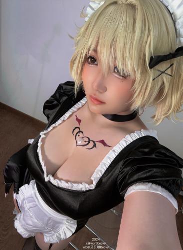 [Cosplay] 贝贝琪Becky 烟烟女仆 [69P1V-340MB]