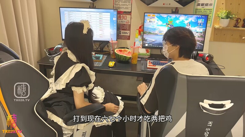 【蘿莉女僕】小米粥洛麗塔少女的電競陪玩 吃雞口交侍奉 玩弄小穴無套抽插 榨射老闆精液頂級服務