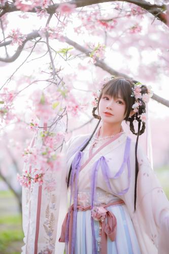 [Cosplay] Nyako喵子 樱花汉服 花神祈愿 [52P-241MB]