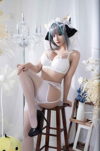 [Cosplay] 洛璃LoLiSAMA 碧蓝航线 柴郡同人内衣 [66P-764MB]