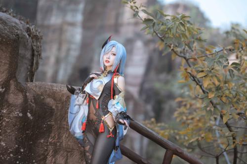 [Cosplay] 宮本桜 申鹤 [22P-283MB]