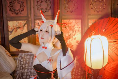 [Cosplay] 二佐Nisa 碧蓝航线 绫波 新岁之鬼神 [27P-573MB]