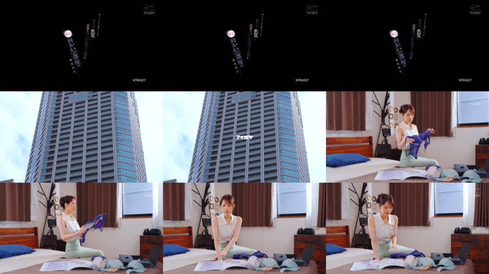 +++ [FHD] NTRH-027 側に彼女がいるのに僕が寝取られた 溢れ出る色気と淫美なランジェリー姿を見せつけて惑わせる向かいの部屋の誘惑美女 三澄寧々
