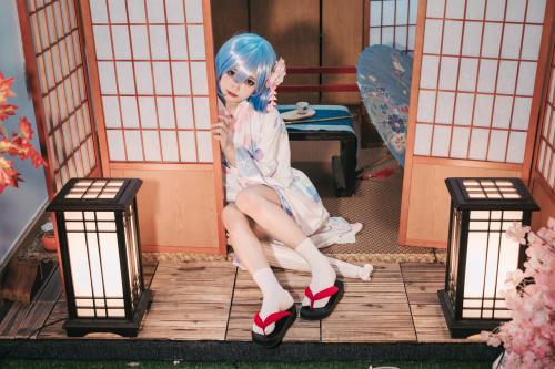 [Cosplay] 神沢永莉 蕾姆和风 [47P-218MB]
