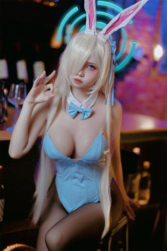 [Cosplay] 洛桑w伊梓 明日奈兔女郎 [63P-282MB]