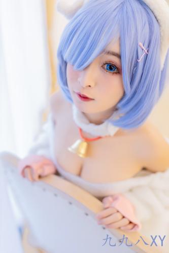 [Cosplay] 九九八吖 蕾姆小绵羊 [36P-131MB]