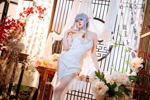 [Cosplay] Natsuko夏夏子 碧蓝航线 阿尔比恩旗袍 [52P-452MB]