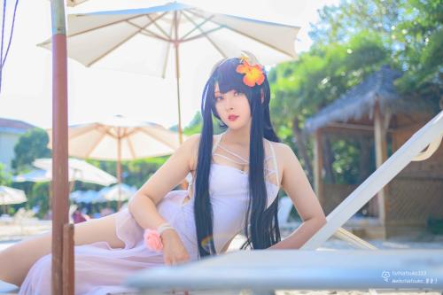 [Cosplay] Natsuko夏夏子 碧蓝航线 比叡 泳装 [55P-667MB]