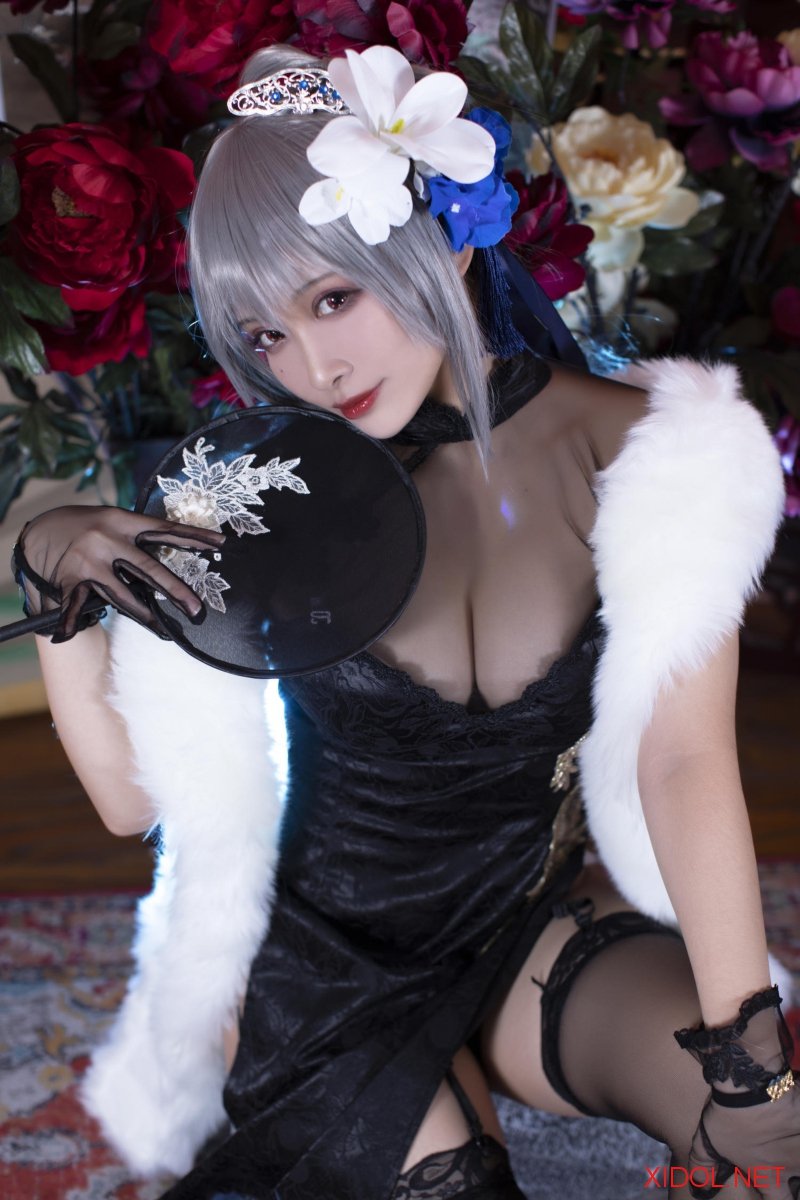 [Cosplay] 洛璃LoLiSAMA 碧蓝航线 路易九世旗袍 [43P-869MB]