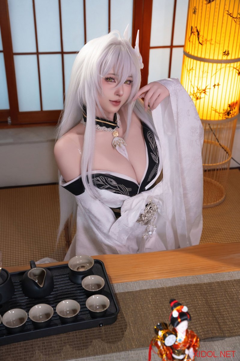 [Cosplay] 清水由乃 碧蓝航线 白凤和服 [76P1V-1.64GB]