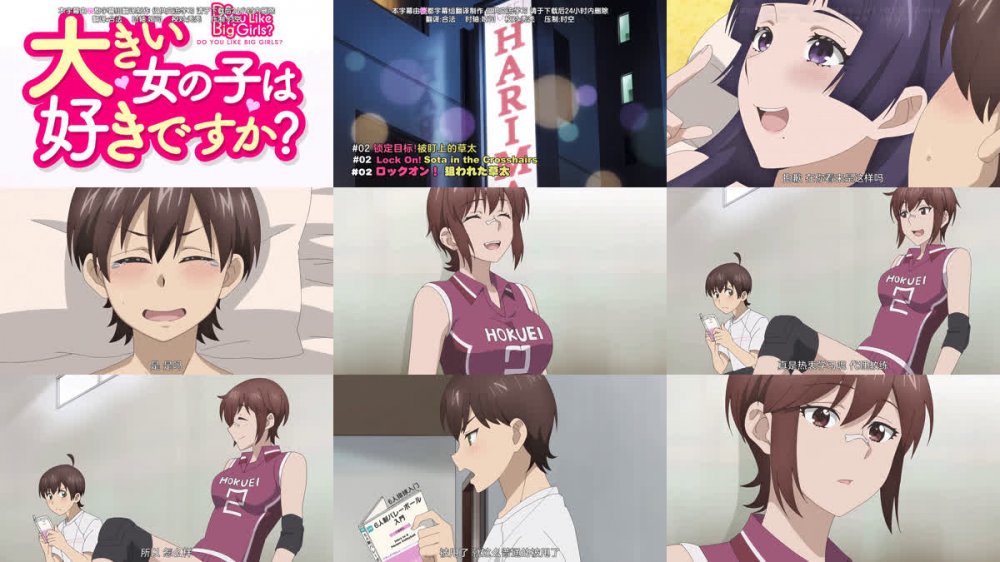[桜都字幕组] 这样高大的女孩子你喜欢吗？ / Ookii Onnanoko wa Suki Desuka？ [02][1080P][简体内嵌]