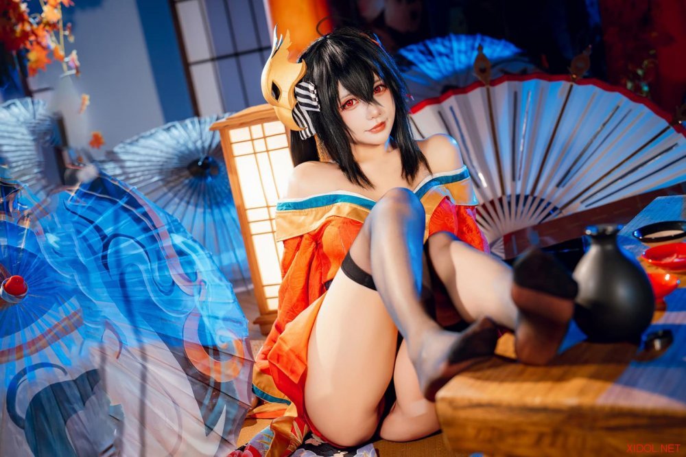 [Cosplay] 是一只熊仔吗 碧蓝航线 大凤和服 [50P-150MB]