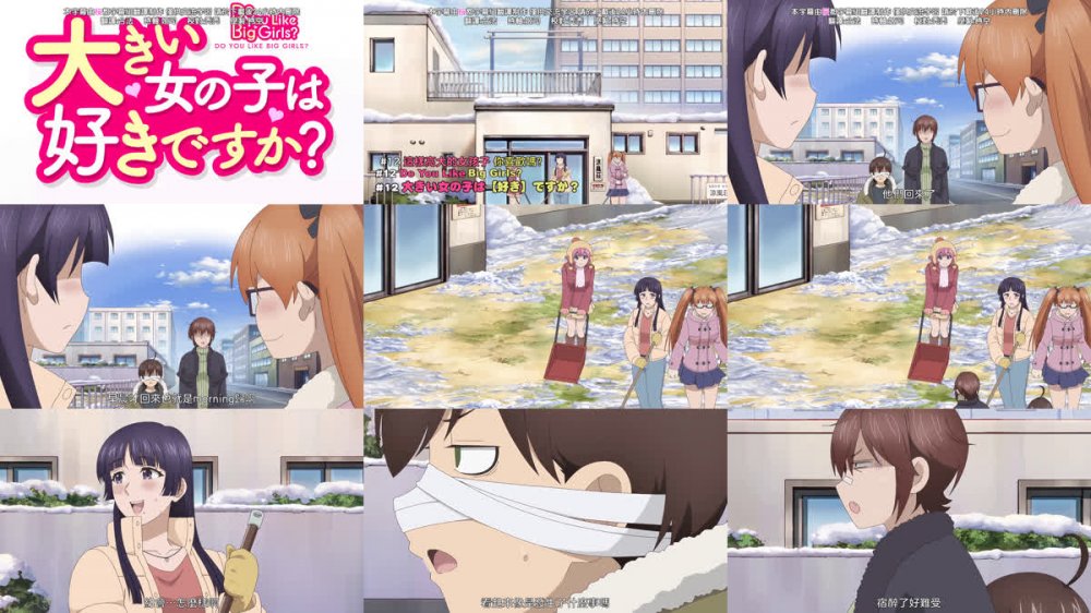 [桜都字幕组] 这样高大的女孩子你喜欢吗？ / Ookii Onnanoko wa Suki Desuka？ [12][1080P][繁体内嵌]