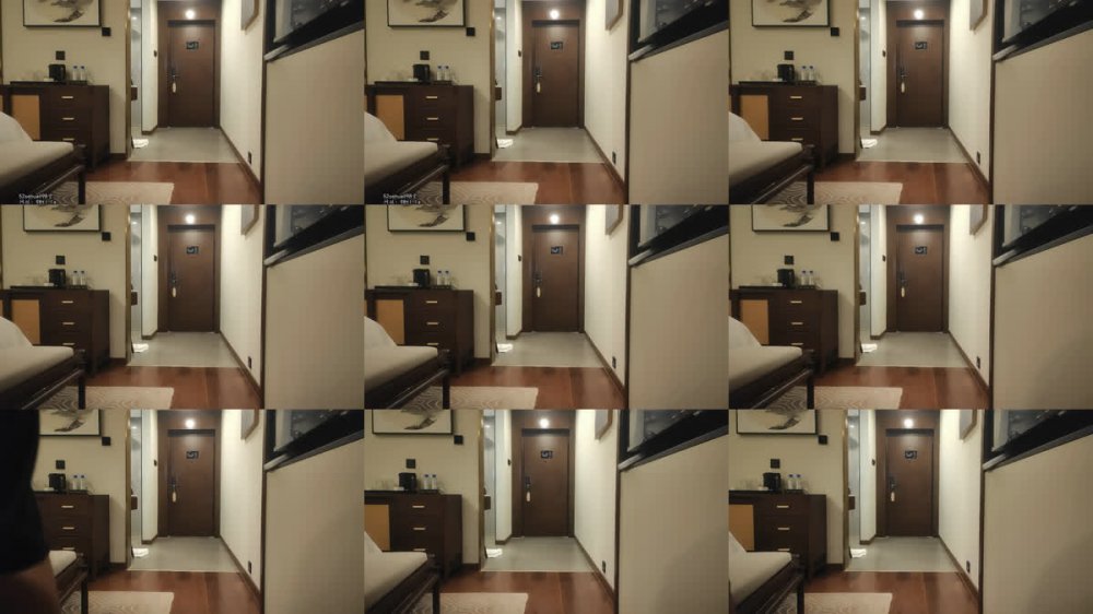 【AI增強】20211113_[原版]婦女收割機、胖子傳媒工作室_啪啪第一場黑衣豐滿少婦，床邊親嘴揉奶
