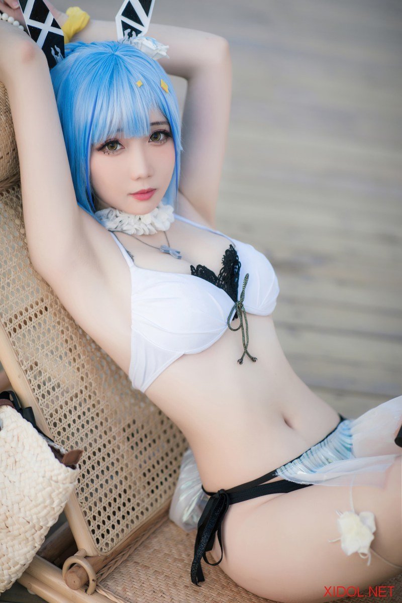 [Cosplay] 焖焖碳 加斯科涅泳装 [28P-185MB]