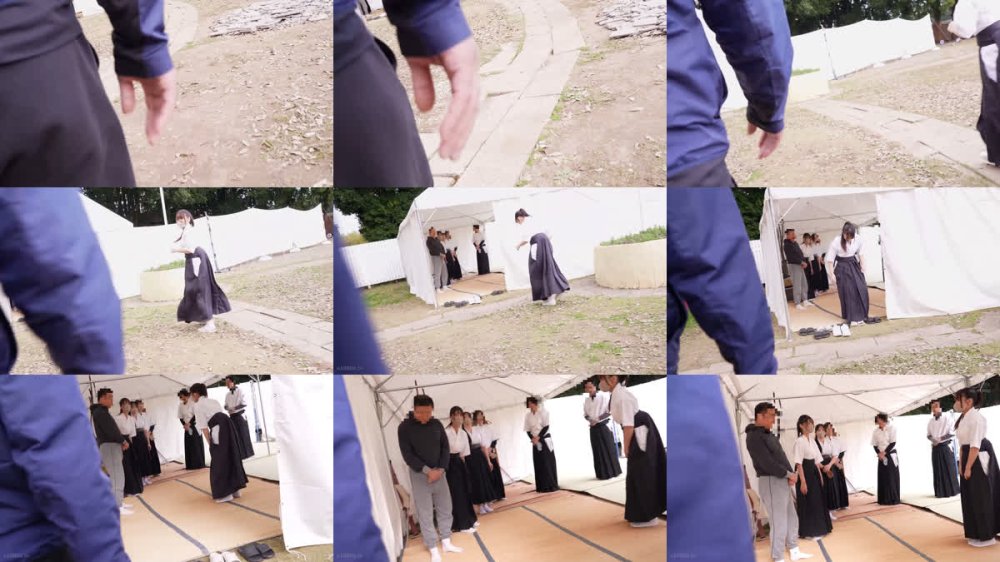 +++ [FHD] MURIKURI-011 練習中に弓道部女子2人をパワハラ性指導で掌握して言いなりW穴奴●