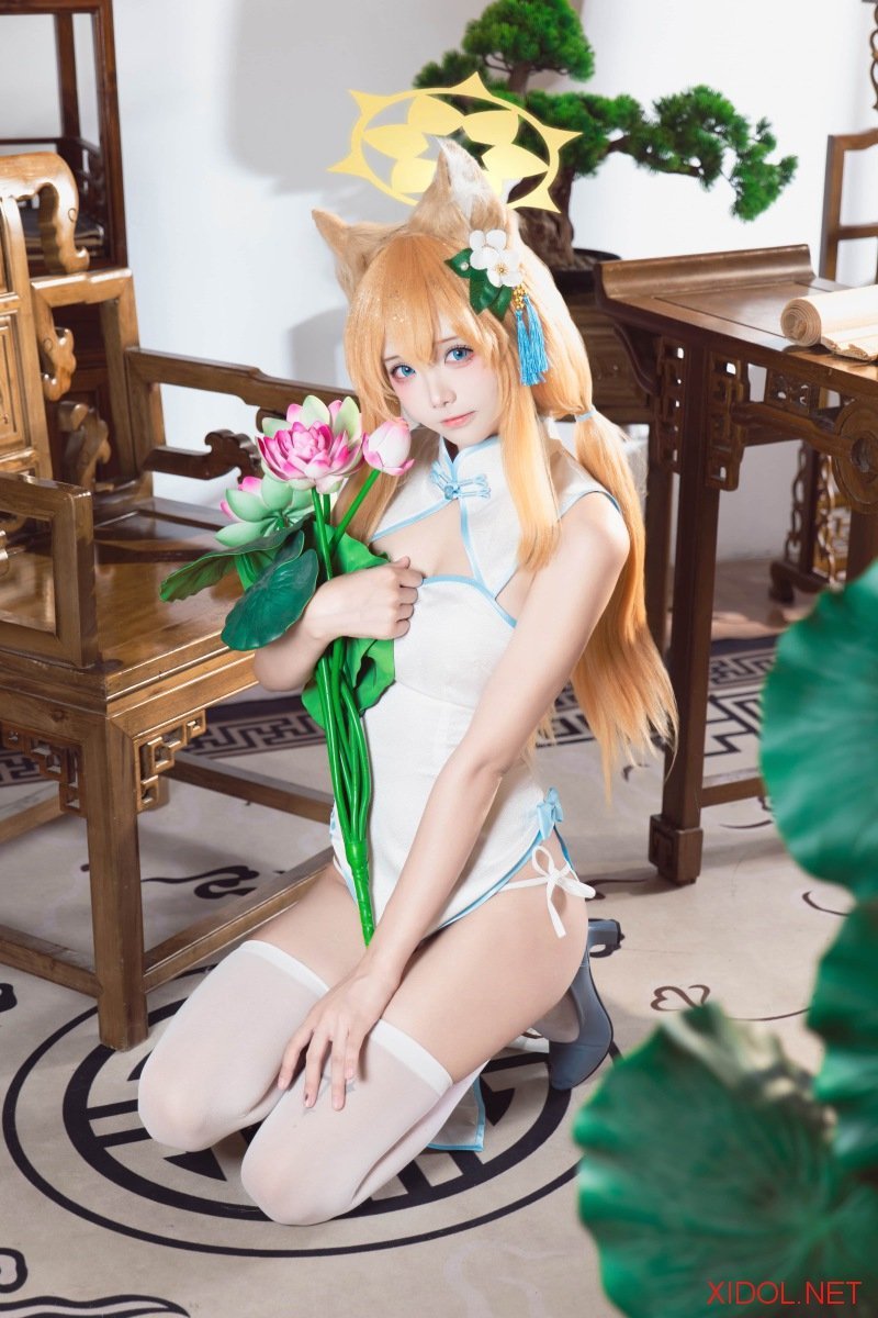[Cosplay] 艾西Aiwest 蔚蓝档案 伊落玛丽 旗袍 [30P-361MB]