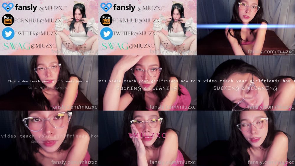 【AI增強】Fansly直播間訓練女友口交（完整版）冷豔禦姐女神Miuzxc4K60幀增強版