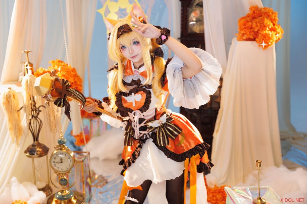 [Cosplay] 艾西Aiwest 蔚蓝档案伊落玛丽 魔法少女 [38P-453MB]