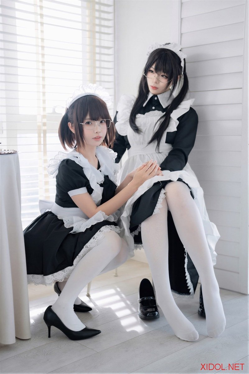 [Cosplay] 轩萧学姐&雪香川SUI 双人女仆 [110P1V-1.36GB]