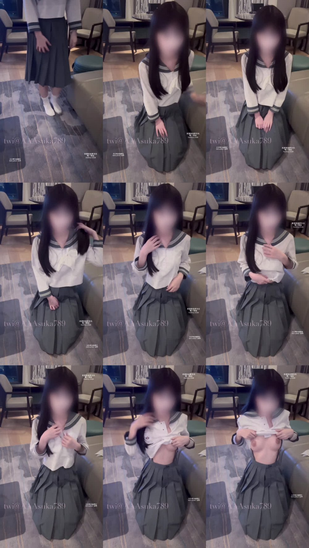 剛換上那套水手服就忍不住了
