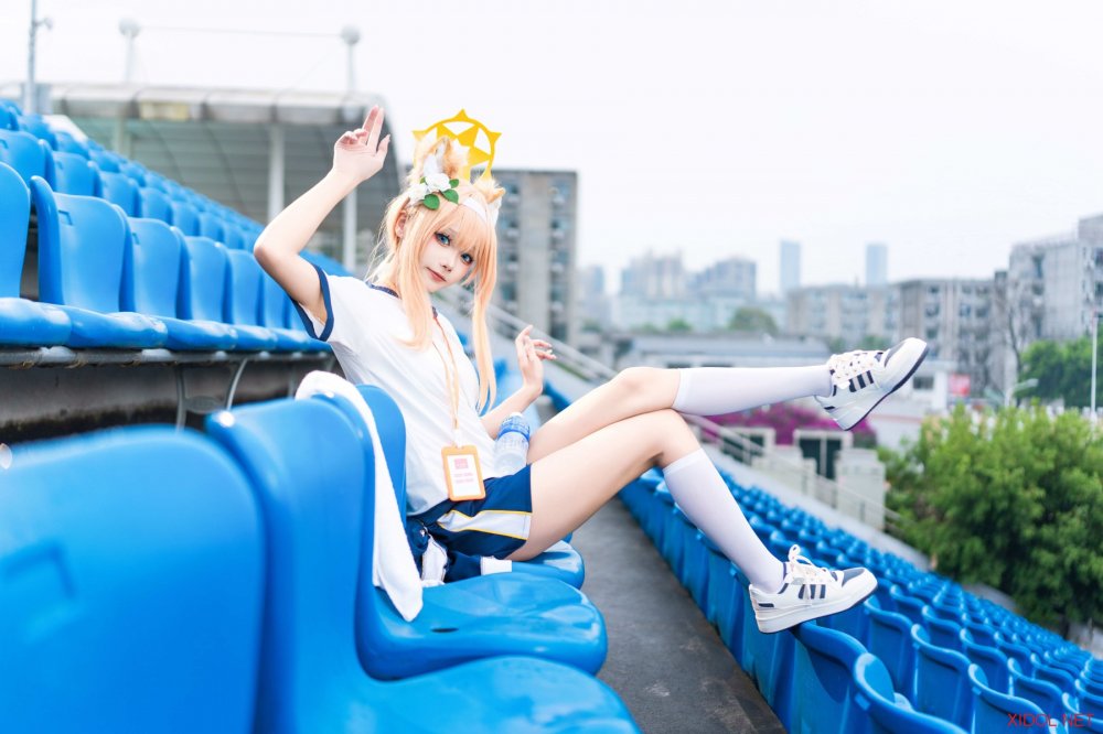 [Cosplay] 艾西Aiwest 碧蓝档案 伊落玛丽 体操服 [44P-178MB]