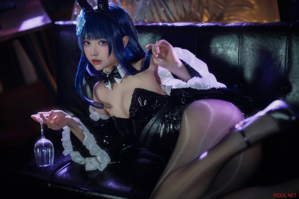 [Cosplay] 大大卷卷小卷 原神雷电将军 兔女郎 [17P-135MB]
