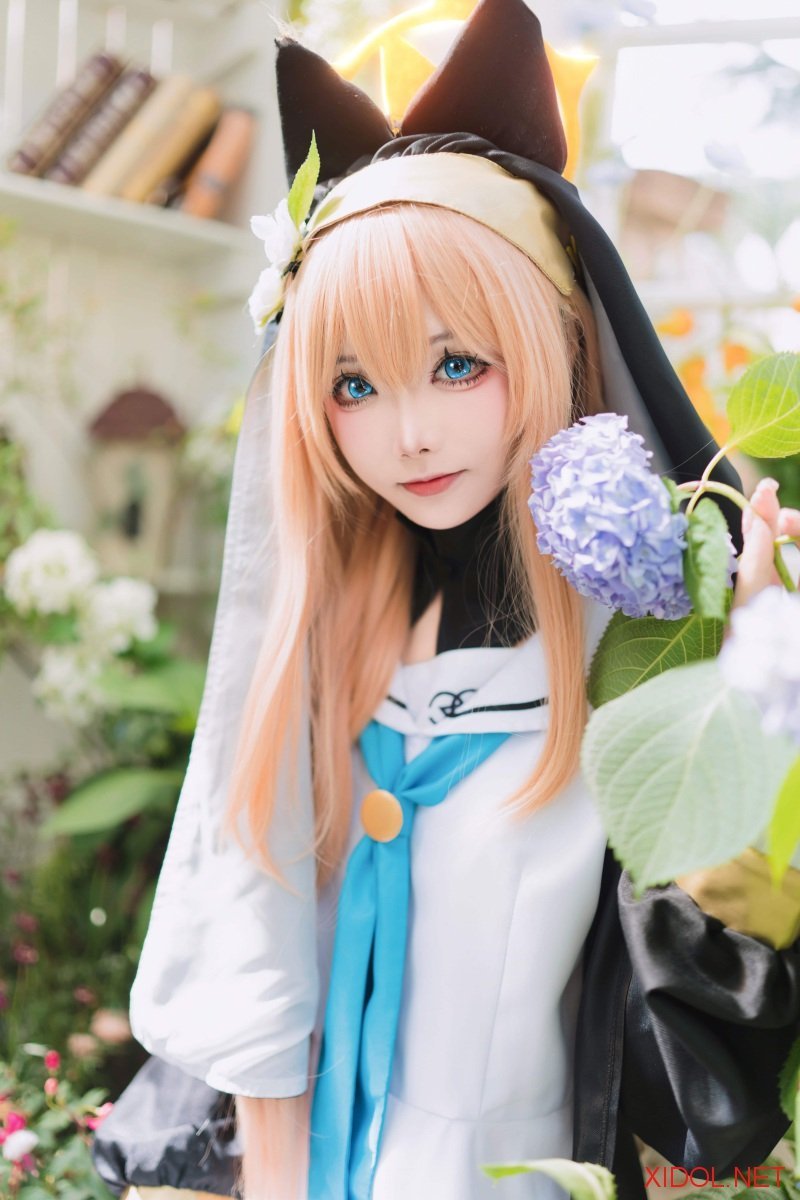 [Cosplay] 艾西Aiwest 碧蓝档案 伊落玛丽 修女 [33P-98MB]
