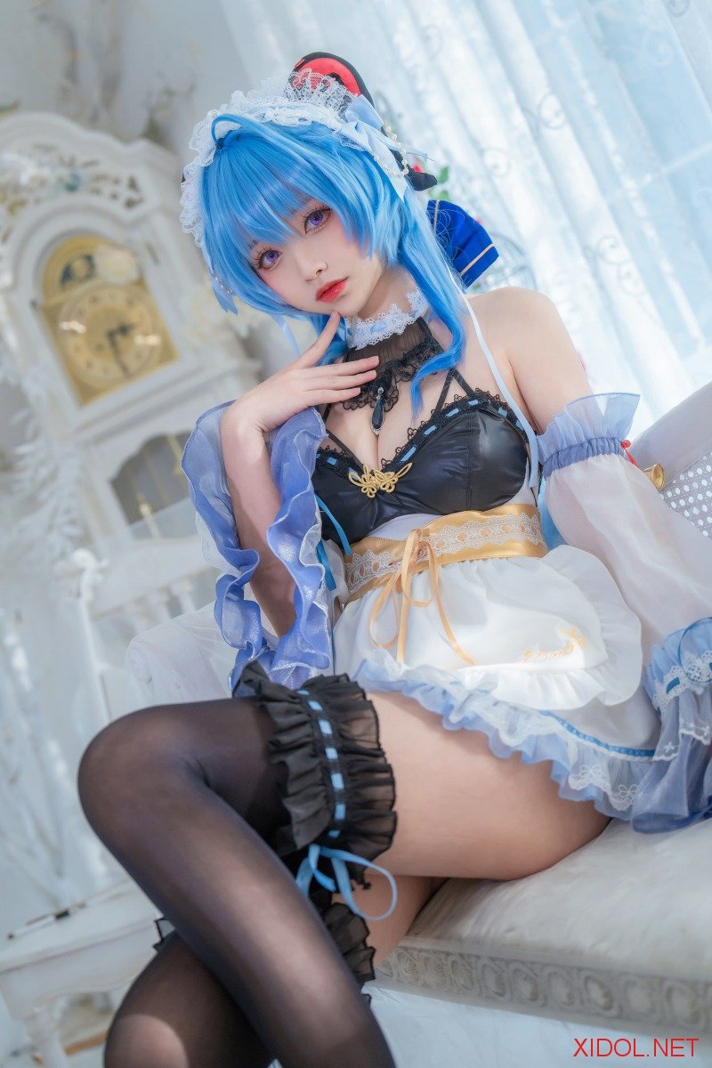 [Cosplay] 大大卷卷小卷 甘雨女仆 [20P-160MB]